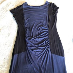 Blue and black maternity dress, only worn once